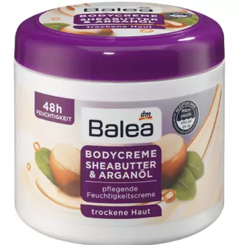 BALEA Крем для тела с маслом ши и аргановым маслом Sheabutter & Arganl 500.0