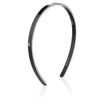 BALMAIN Ободок для волос Small Black/White