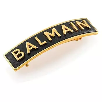 BALMAIN Заколка для волос Balmain Hair Couture Gold Barrette M