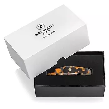 BALMAIN Заколка для волос Balmain Paris Medium Tortoise Shell
