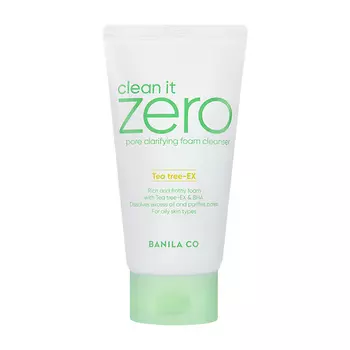 BANILA CO Пенка для лица очищающая поры Clean It Zero Pore Clarifying Foam Cleanser Tea tree - Ex