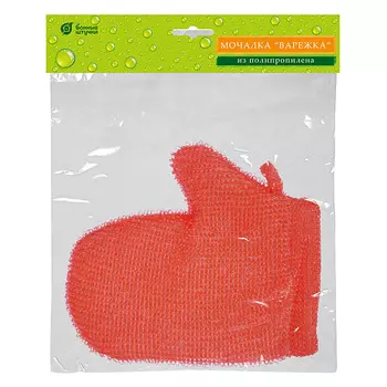 БАННЫЕ ШТУЧКИ Мочалка из полипропилена, варежка