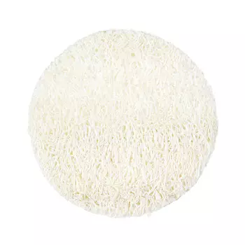 БАННЫЕ ШТУЧКИ Спонж для лица из люфы, d=6 см, medium