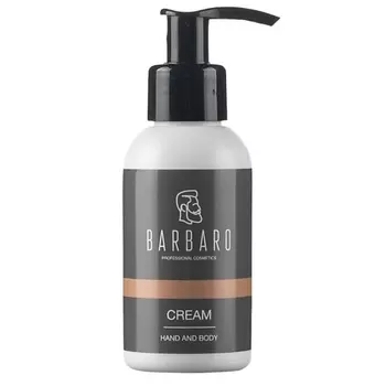 BARBARO Крем для рук мужской увлажняющий с маслом ши 100.0