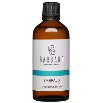 BARBARO Лосьон одеколон после бритья, спиртовой EMERALD 100.0