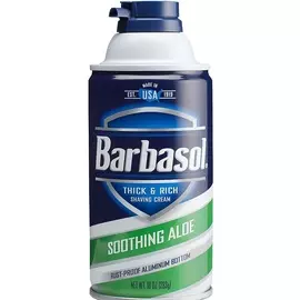 BARBASOL Крем-пена для бритья смягчающая с экстрактом алоэ Soothing Aloe Shaving Cream 283.0