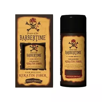 BARBERTIME Пудра-загуститель для волос с кератином Hair Building Keratin Fiber
