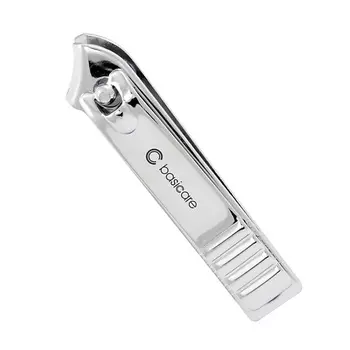 BASICARE Клиппер маникюрный со скошенными лезвиями и лазерной пилкой