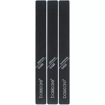 BASICARE Профессиональные пилки для ногтей, G180/G180/G400