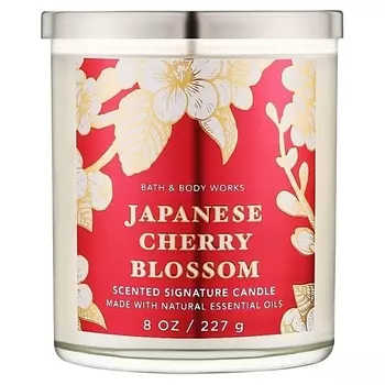 BATH & BODY WORKS Ароматическая свеча Japanese Cherry Blossom Candle