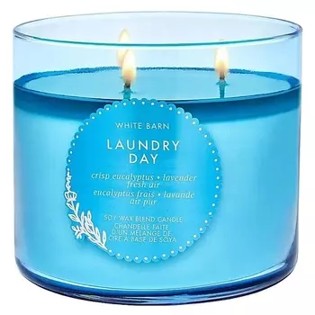 BATH & BODY WORKS Ароматическая свеча White Barn Laundry Day