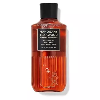 BATH & BODY WORKS Гель для душа Mahogany Teakwood 3-in-1 Hair, Face & Body Wash