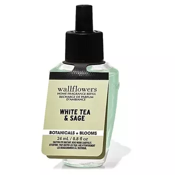 BATH & BODY WORKS Сменный блок White Tea & Sage Wallflowers Fragrance Refill