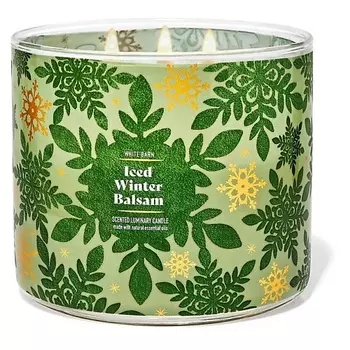 BATH & BODY WORKS Свеча ароматическая Iced Winter Balsam Scented Candle