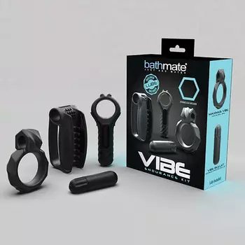 BATHMATE Набор Vibe Endurance Kit: кольцо, вибропуля, мастурбатор