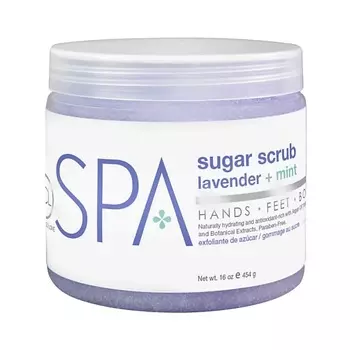 BE CARE LOVE Скраб для рук, ног и тела "Лаванда и Мята" SPA