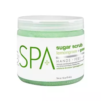 BE CARE LOVE Скраб для рук, ног и тела "Лемонграсс и Зеленый чай" SPA