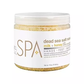 BE CARE LOVE Соль для ванны "Молоко и Мед с белым шоколадом" SPA