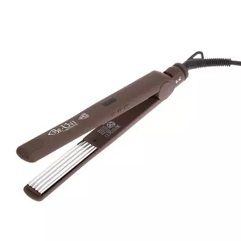 BE-UNI PROFESSIONAL Утюжок-гофре Про с зеркальным титановым покрытием