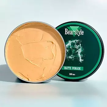 BEARSTYLE Матовая помада для волос мужская для укладки