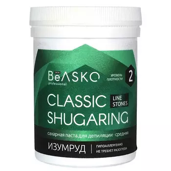 BEASKO SKIN Сахарная паста для депиляции Изумруд, Средняя, Shugaring Stones 330.0