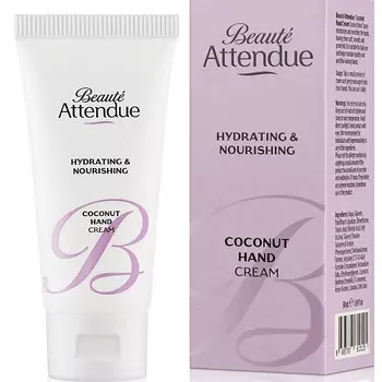 BEAUTE ATTENDUE Кокосовый крем для рук COCONUT HAND CREAM, 50 мл