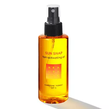 BEAUTIFIC Шелковое масло для интенсивного загара Sun Snap