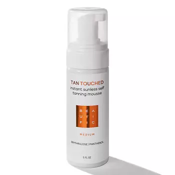 BEAUTIFIC Тонирующий мусс-автобронзант для тела Tan Touched