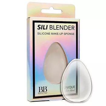 BEAUTY BAR Силиконовый Спонж для макияжа Sili Blender цвет прозрачный