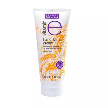 BEAUTY FORMULAS Крем для рук и ногтей с витамином Е Hand and Nail Cream Vitamin E