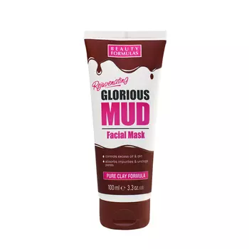 BEAUTY FORMULAS Маска для лица грязевая для глубокого очищения Glorious Mud Facial Mask