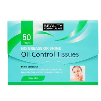 BEAUTY FORMULAS Салфетки для регулирования жирности кожи Oil Control Tissues