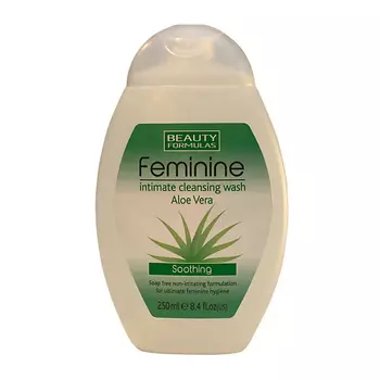 BEAUTY FORMULAS Жидкость для женской интимной гигиены с алоэ вера Feminine Intimate Cleansing Wash Aloe Vera