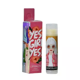 BEAUTY FOX Бальзам для губ Yes, girl, yes!: с маслом Ши, аромат шоколад