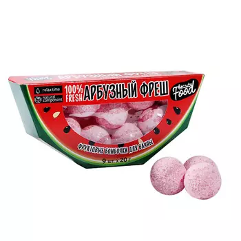 BEAUTY FOX Бомбочки для ванны «Арбузный фреш» 180