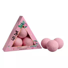 BEAUTY FOX Бурлящие шары в коробке Girl PWR, цветочный аромат