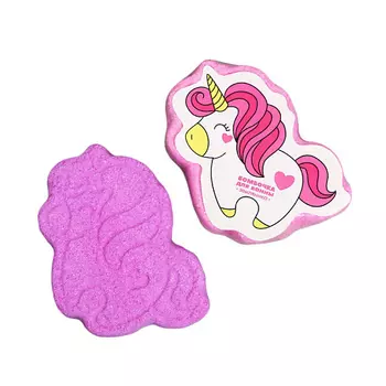 BEAUTY FOX Бурляший шар «Единорог», с ароматом земляники 100