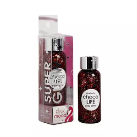 BEAUTY FOX Глиттер для лица и тела Pink Mood, оттенок шоколадный