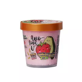 BEAUTY FOX Скраб для тела «Авокато», клубничный 800