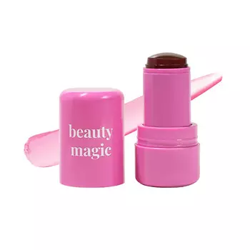 BEAUTY MAGIC Желейные румяна-тинт в cтике для лица 3-в-1