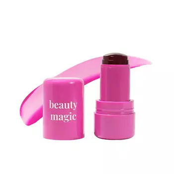 BEAUTY MAGIC Желейные румяна-тинт в cтике для лица 3-в-1