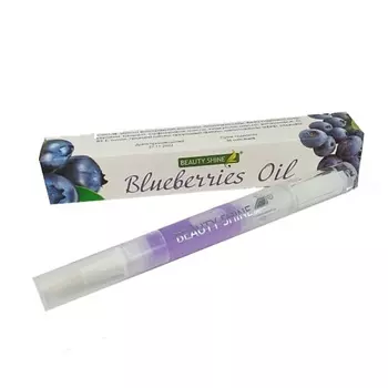 BEAUTY SHINE Масло для ногтей и кутикулы. Черника