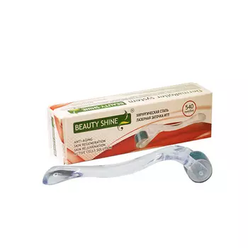 BEAUTY SHINE Мезороллер 540 иголок на барабане , размер иглы 1,00