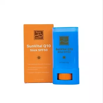 BEAUTY STYLE Beauty Style Солнцезащитный cтик SPF50 с Q10 и Витамином Е SunVital Beauty Style