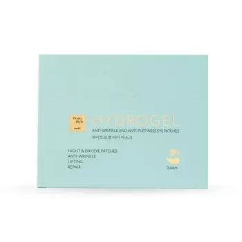 BEAUTY STYLE Корейские гидрогелевые патчи для глаз от отеков и морщин 5.0