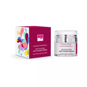 BEAUTY STYLE Крем возрождающий Anti Age plus 24 часа "Taurine &amp; Resveratrol"
