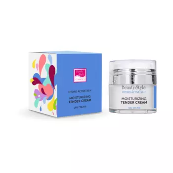 BEAUTY STYLE Нежный увлажняющий крем "Hyaluron - hydro active" SPF 15 30
