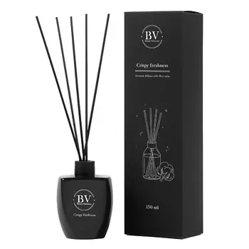 BEAUTY VIBRATIONS Парфюм для дома (арома-диффузор) "Crispy freshness" тёмный дизайн
