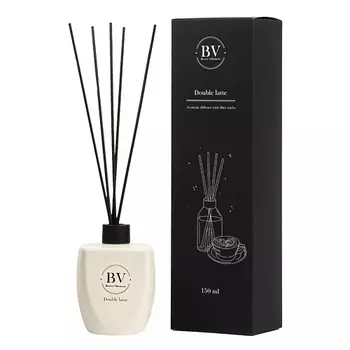 BEAUTY VIBRATIONS Парфюм для дома (арома-диффузор) "Double latte" молочный дизайн