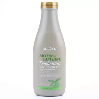 BEAVER Кондиционер для волос Укрепляющий с Биотином и Кофеином